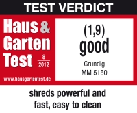 Haus & Garten Test
08/2012
Test result: GOOD 