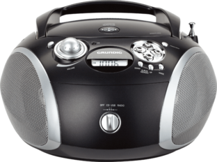 GRB 2000 crna/srebrna - Radio CD player
